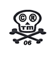 Graphic image of copyright skull and crossbones by DMH.