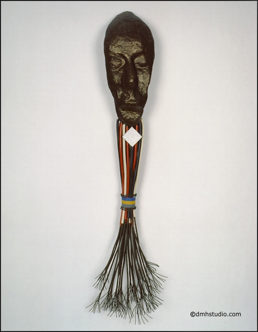 Large image of Totem mask, portrait.